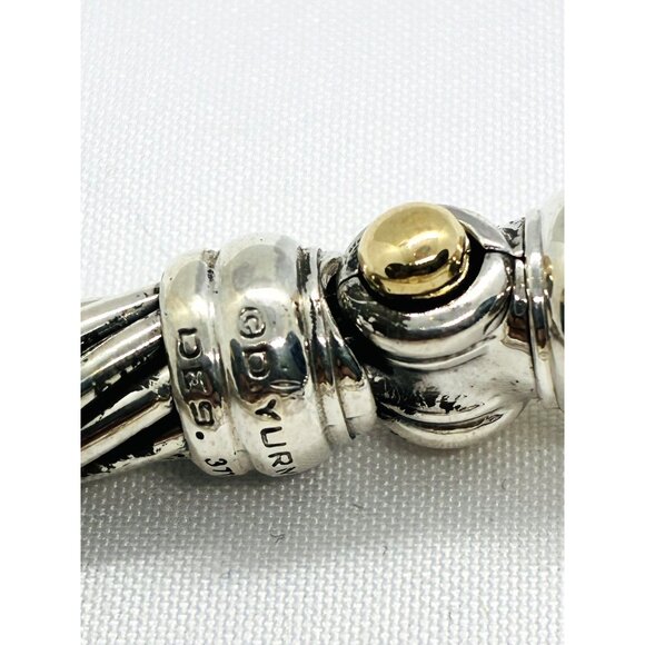 David Yurman Hinge Watch Case Bangle Bracelet 925 585 14k - Picture 5 of 14